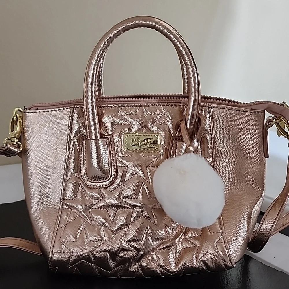 Betsey Johnson Retro Star Shimmer Bag - Picture 1 of 8